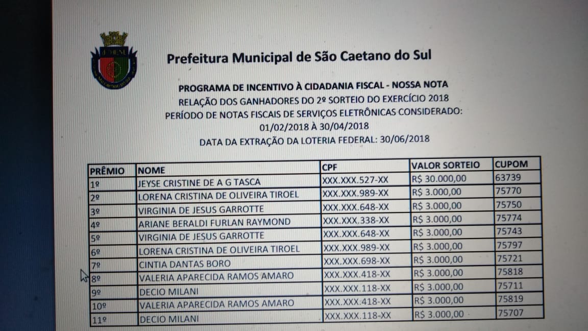 nossa nota nossa nota