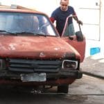veículos abandonados