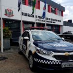 viatura da GCM de São Caetano na delegacia