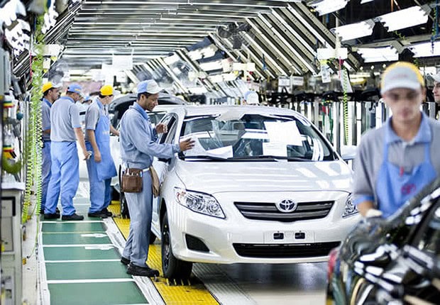 fábrica da Toyota