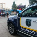 viatura da GCM durante operação