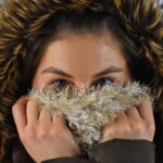 mulher com frio