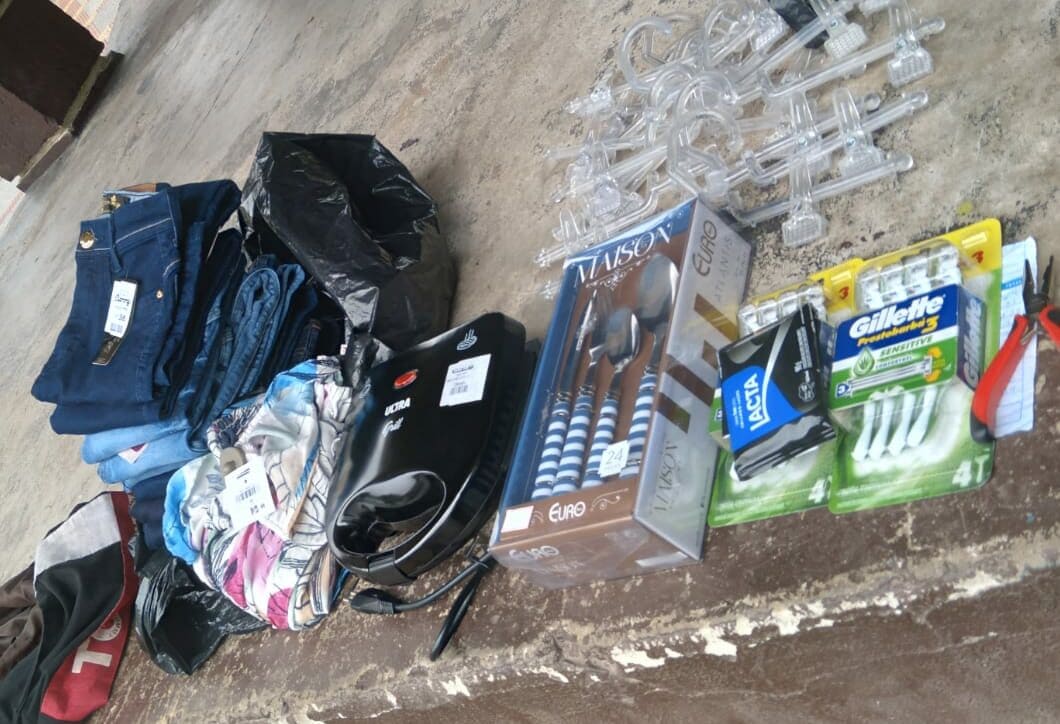 produtos furtados em lojas