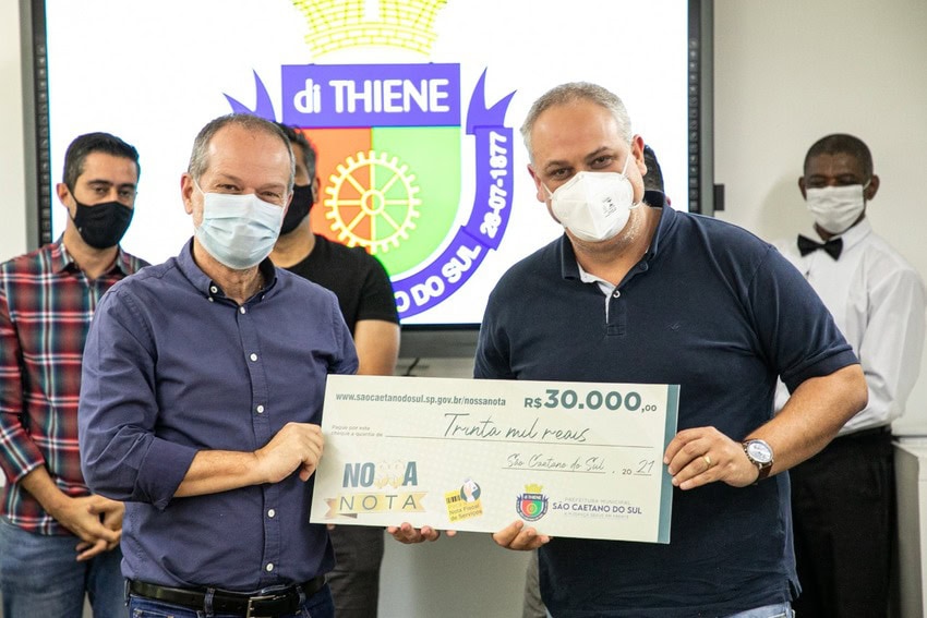 entrega de prêmio em são caetano