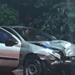 acidente de carro na estrada do pedroso