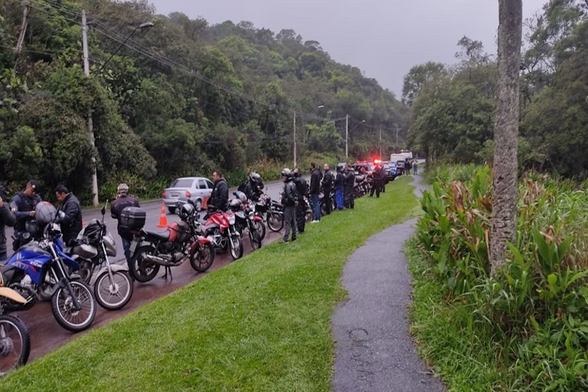 cem motociclistas abordados em santo andré