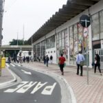 área de embarque e desembarque