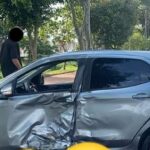 acidente de moto e carro