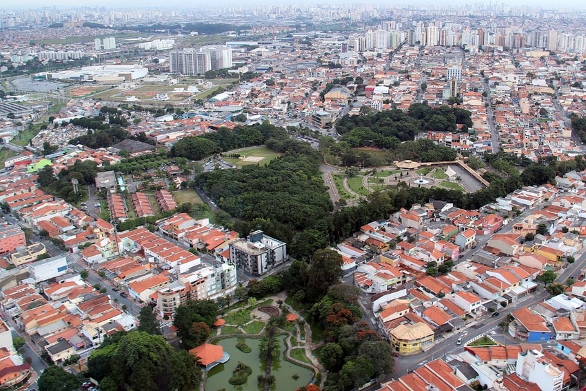 vista aérea de são caetano