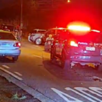 viatura do Baep durante ocorrência em Santo André