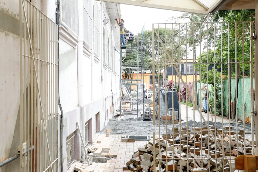 escola senador fláquer em reforma