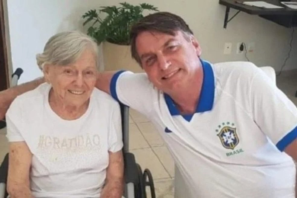 dona olinda - mãe do bolsonaro