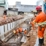 obras de canalização