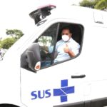 prefeito dentro da ambulância