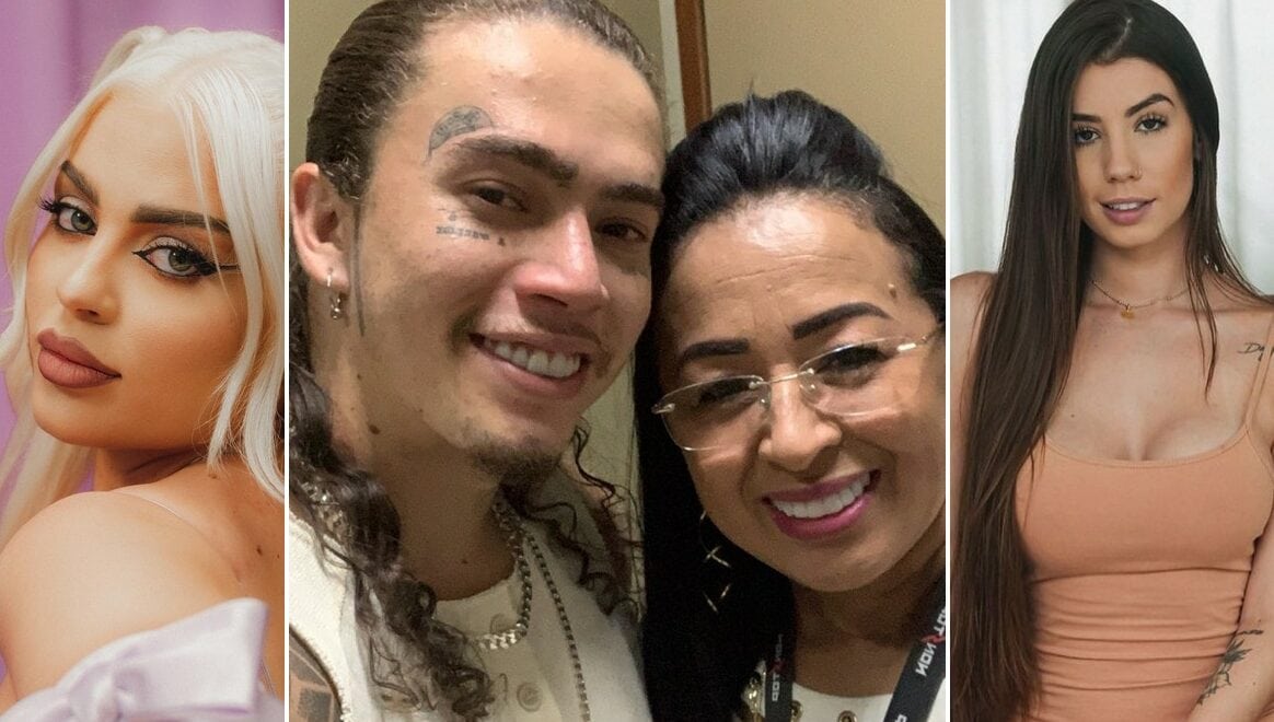 whinderson Nunes, mã e ex-esposas