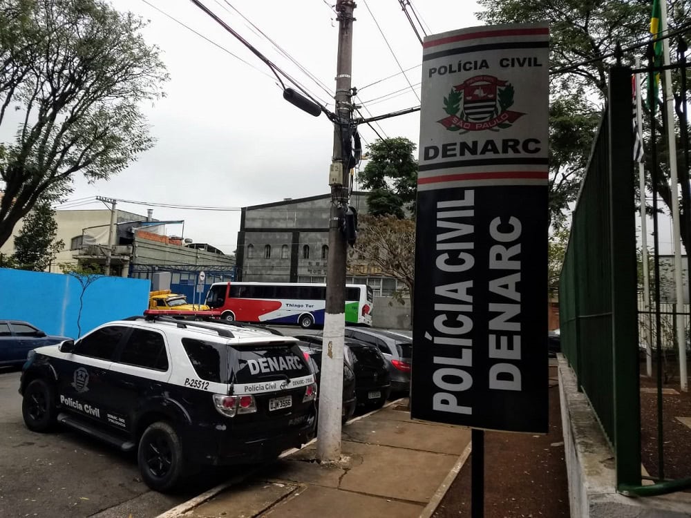 fachada do prédio do Denarc