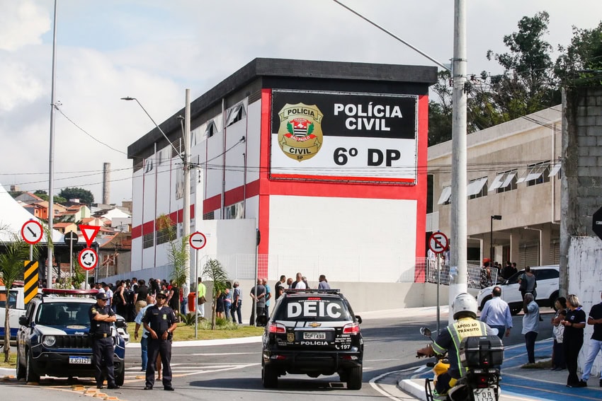 fachada do 6º DP de São Bernardo