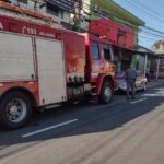 corpo de bombeiros em ocorrência