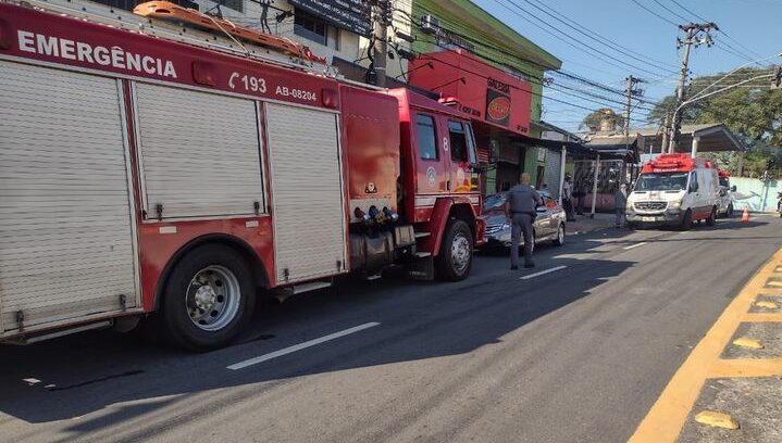 corpo de bombeiros em ocorrência