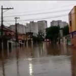 enchente no bairro fundação