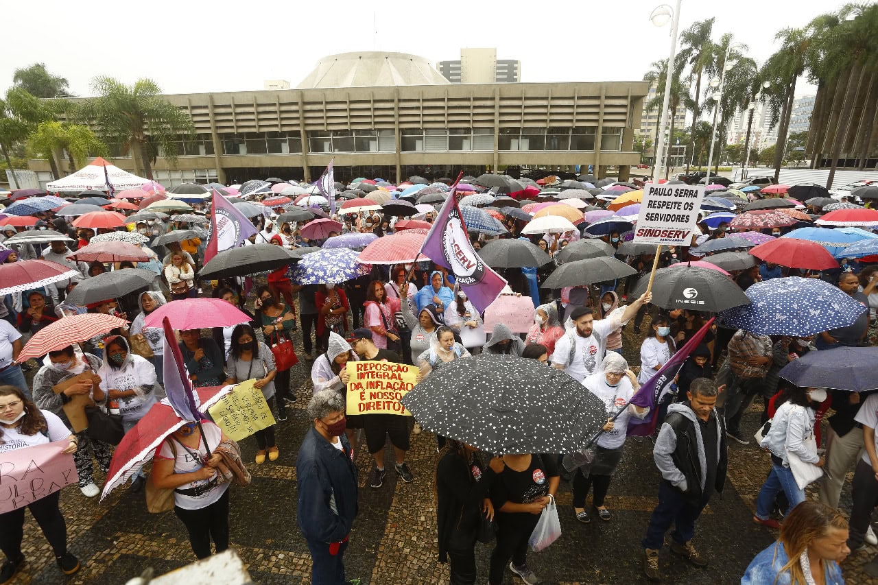 manifestação dos servidores