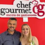 Marco Hortelan e Kelly Campanharo
