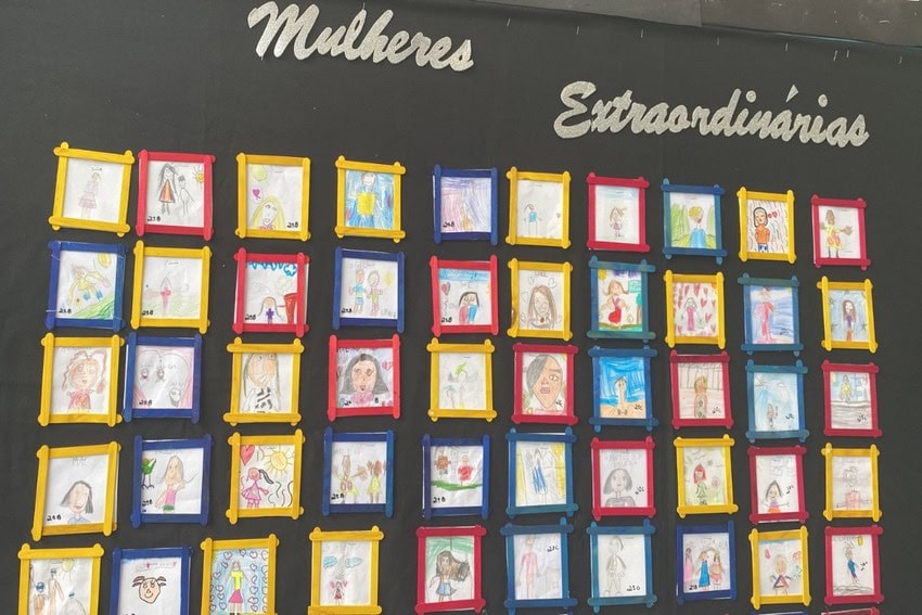 escolas comemoram dia da mulher