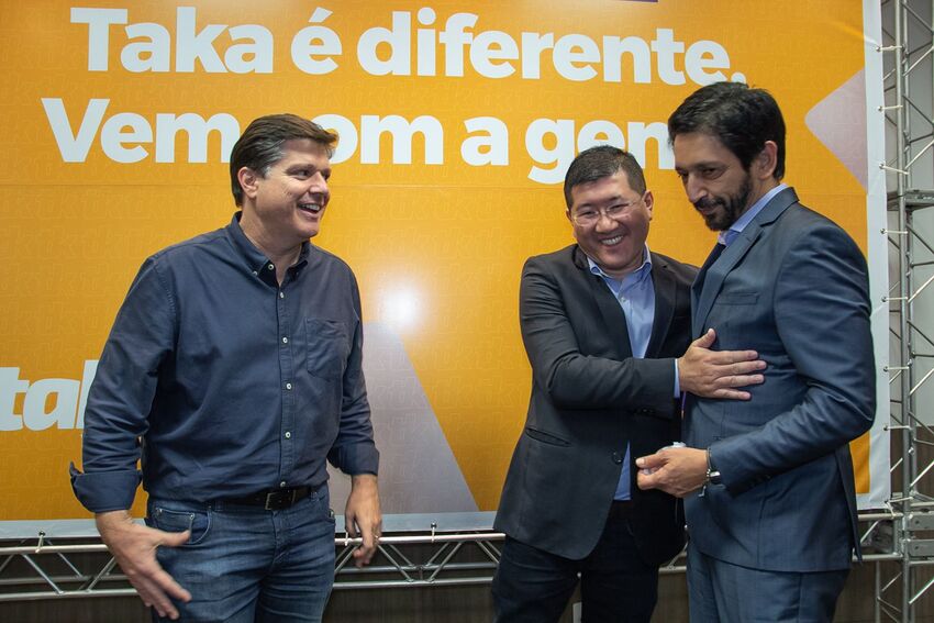 baleia rossi, taka e ricardo nunes