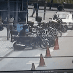 flagrante de furto de moto