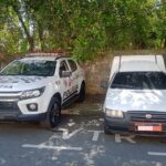 viatura ao lado de Fiat Fiorino