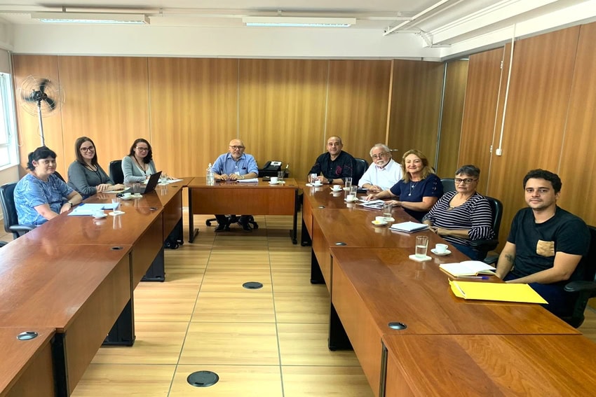 reunião com prefeito clóvis volpi