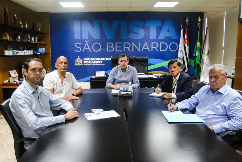 reunião de prefeito e sindicalistas