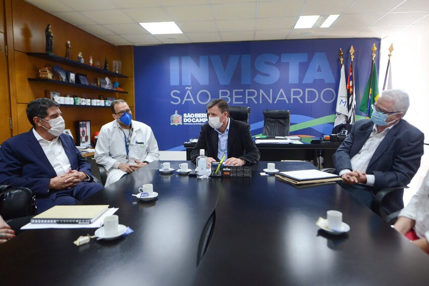 prefeito Orlando Morando e David Uip