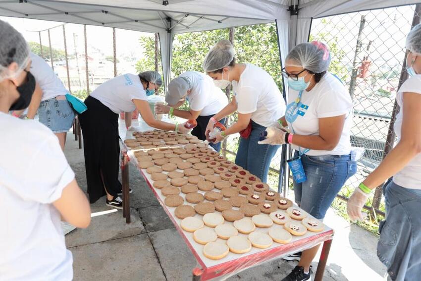 equipe de voluntários