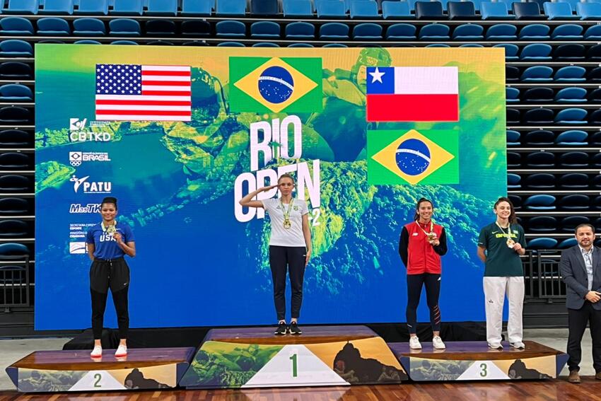 atletas taekwondo de são caetano