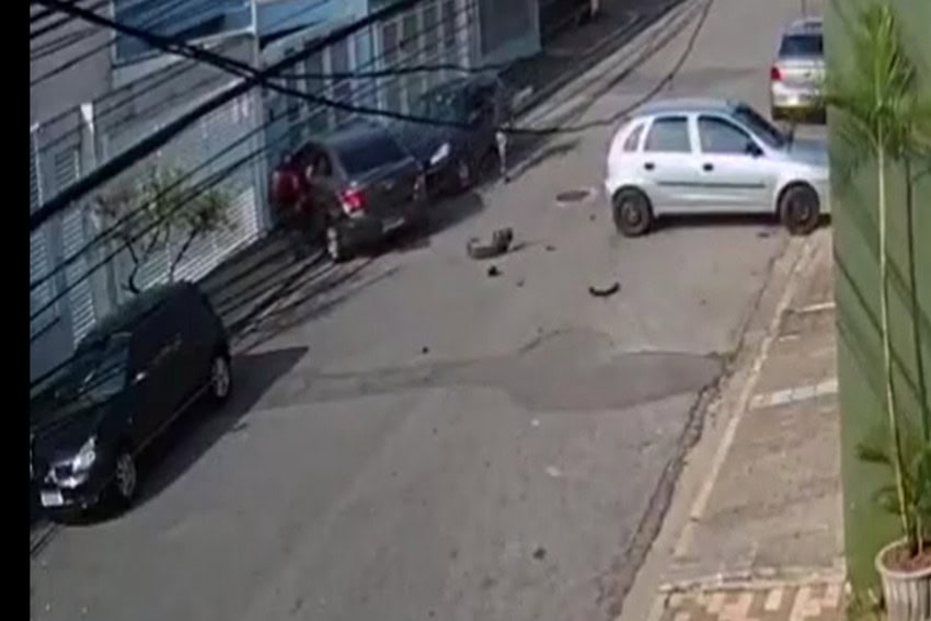bandidos em fuga em Mauá