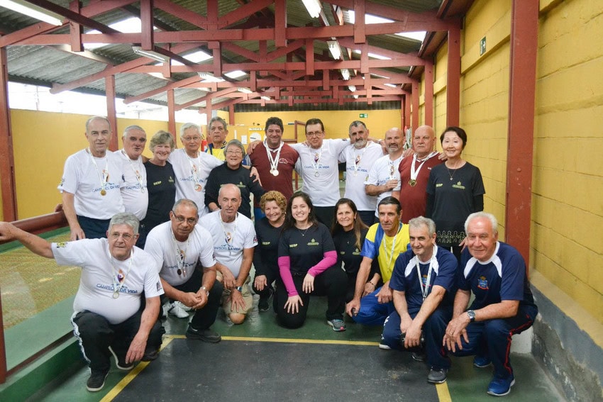 delegação de atletas e técnicos de São Bernardo