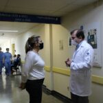 deputada Carla Morando no hospital Mário Covas