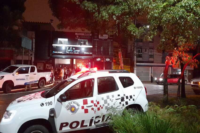 operação da polícia e do semasa