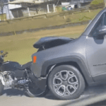 moto arrastada por veículo em Diadema