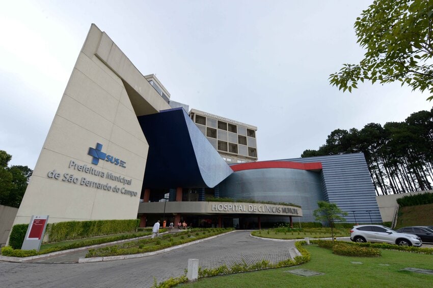fachada do Hospital de Clínicas de São Bernardo