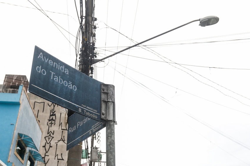 poste de luz no bairro Taboão