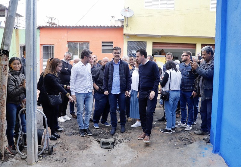 governador rodrigo Garcia em Santo André