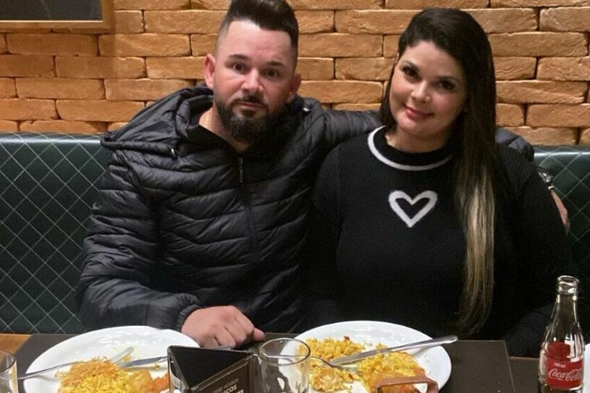 Zé Carlos Nova Era e a esposa Renata