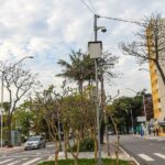 câmeras de monitoramento em ruas de Santo André