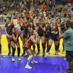 equipe de voleibol de São Caetano em quadra