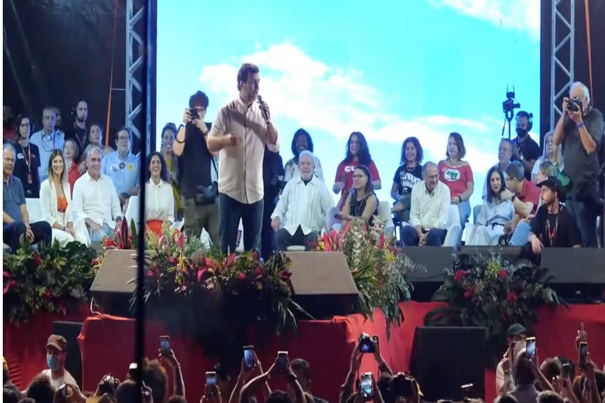 evento de Lula no Rio