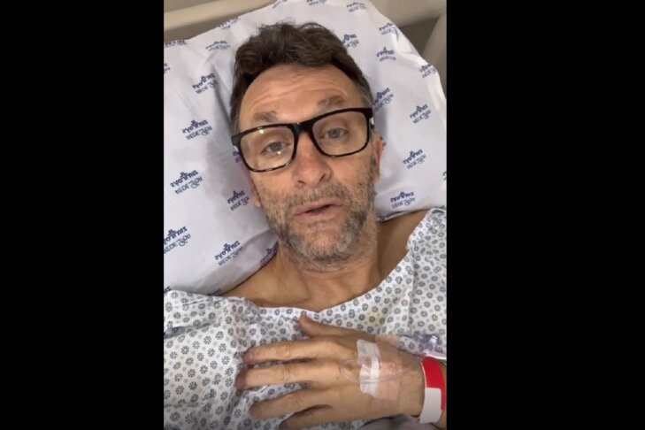 apresentador Neto no Hospital