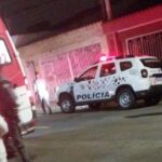 viaturas do Samu e da PM