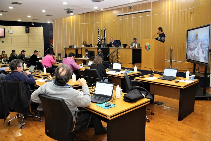 plenário da Câmara de São Caetano